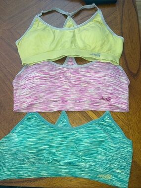 Large Avia Padded Sports Bra Bundle